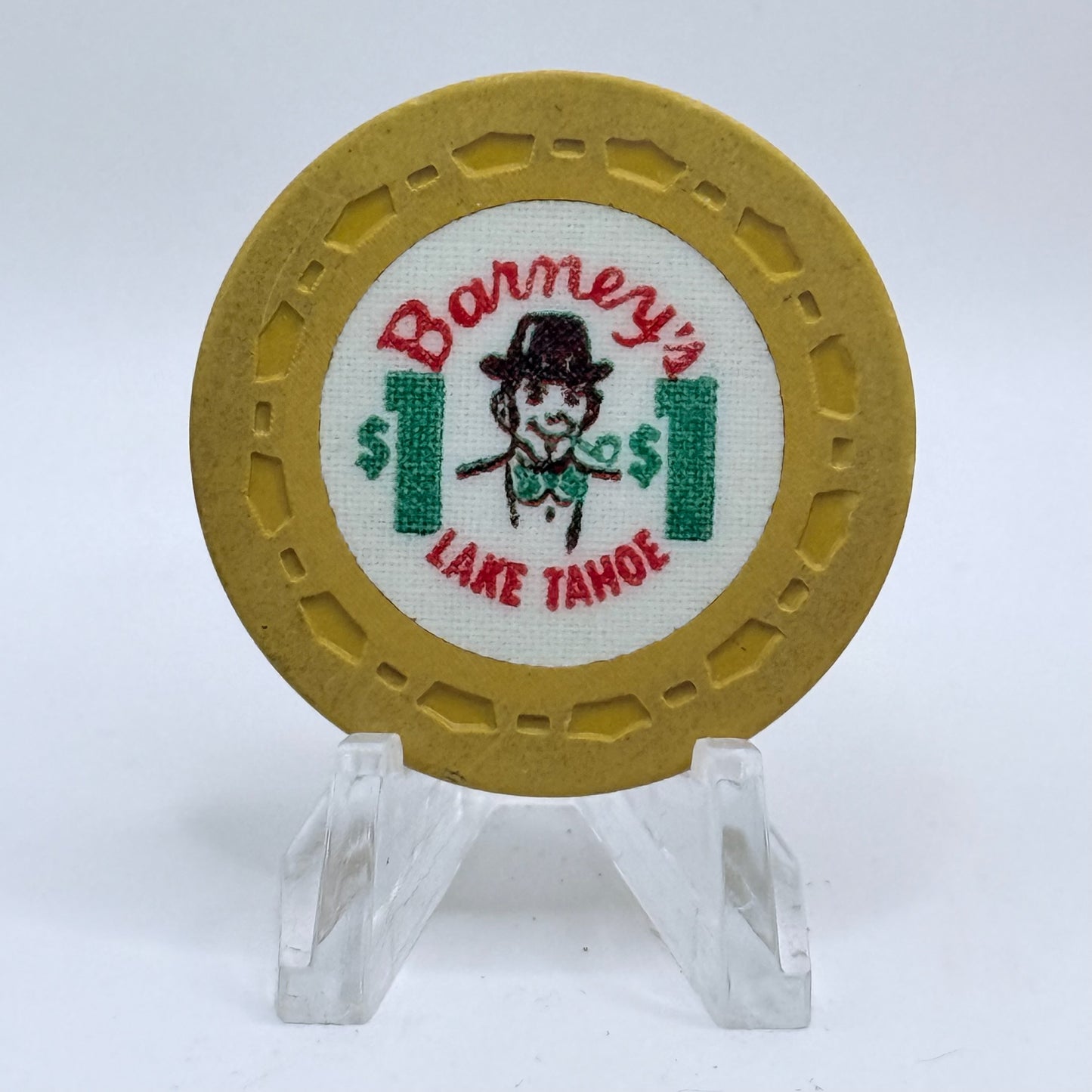 Barney's Casino Lake Tahoe Nevada $1 Chip 1963 V2067