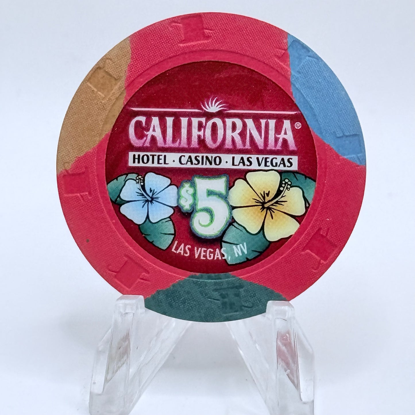 California Hotel Las Vegas Nevada 2008 $5 Casino Chip E7842