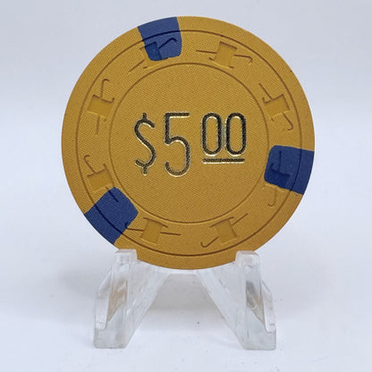 Black Orchid Casino Las Vegas Nevada 1965 $5 Casino Chip V3728