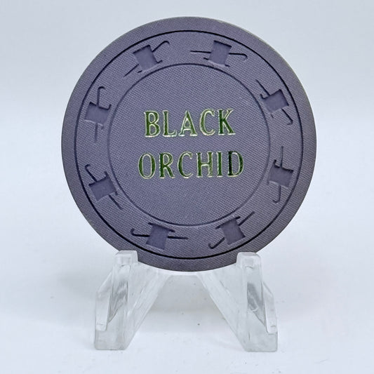 Black Orchid Casino Las Vegas Nevada 1965 $1 Casino Chip N9349