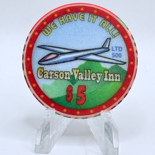 Carson Valley Inn Minden Nevada 1999 LE $5 Casino Chip V3834