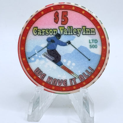 Carson Valley Inn Minden Nevada 1999 LE $5 Casino Chip V3836