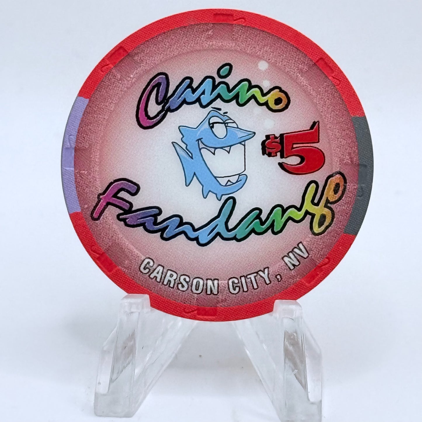 Casino Fandango Carson City Nevada 2004 $5 Casino Chip E0435