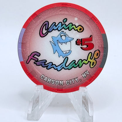 Casino Fandango Carson City Nevada 2004 $5 Casino Chip E0435