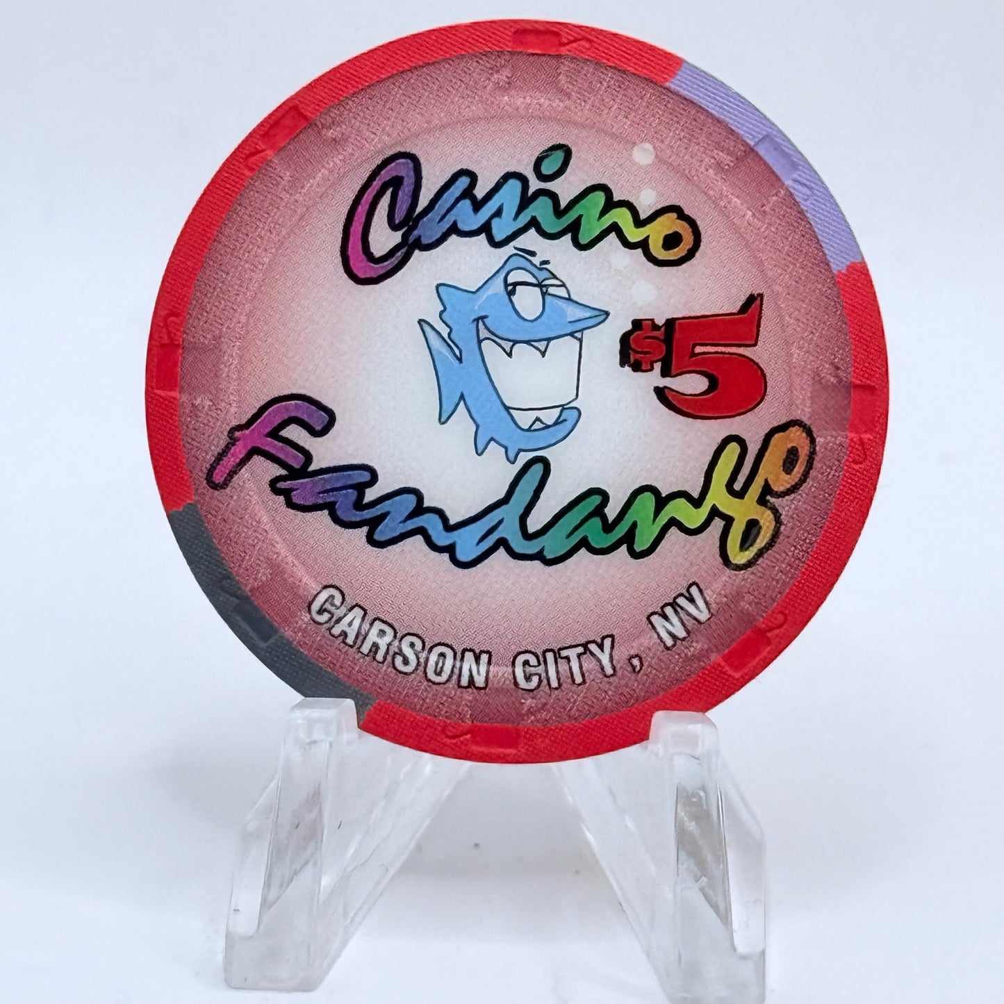Casino Fandango Carson City Nevada 2004 $5 Casino Chip E0435
