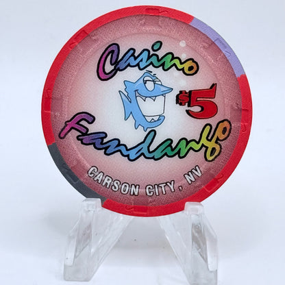 Casino Fandango Carson City Nevada 2004 $5 Casino Chip E0435