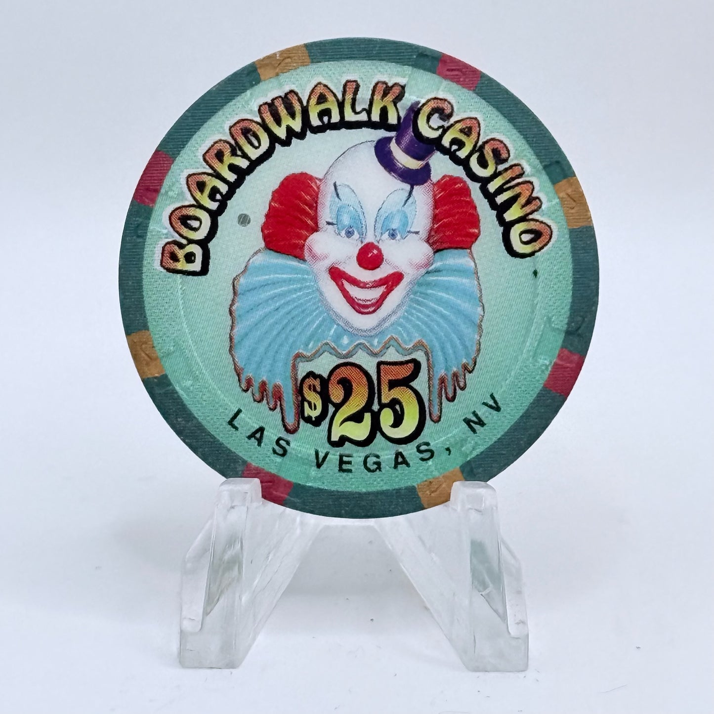 Boardwalk Casino Las Vegas Nevada 1998 $25 Casino Chip N9960