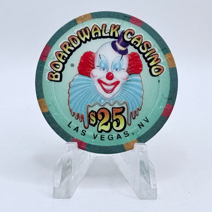 Boardwalk Casino Las Vegas Nevada 1998 $25 Casino Chip N9960