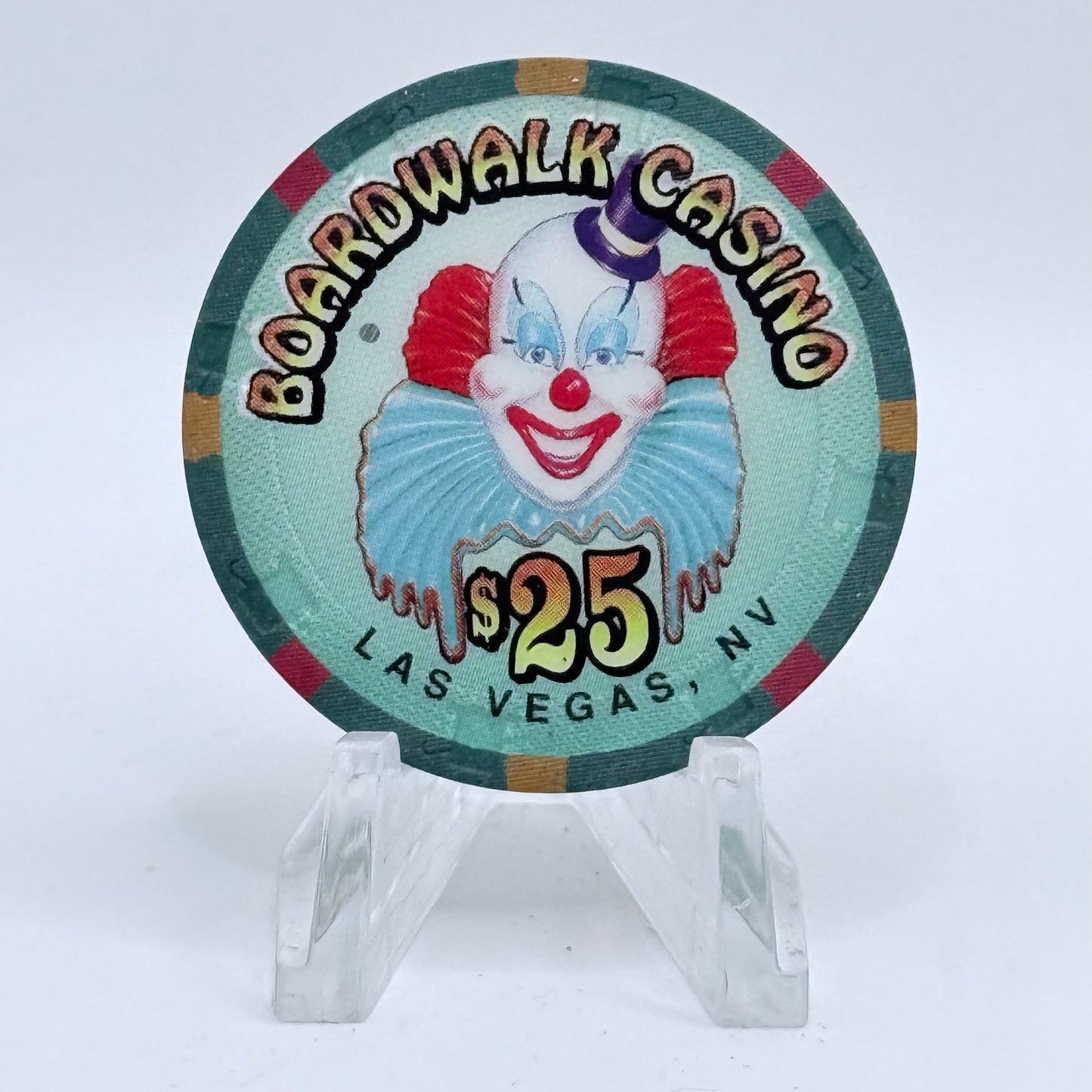 Boardwalk Casino Las Vegas Nevada 1998 $25 Casino Chip N9960