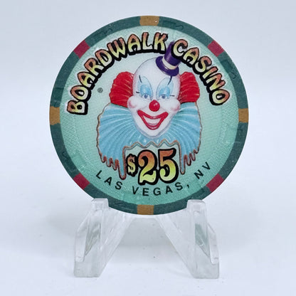 Boardwalk Casino Las Vegas Nevada 1998 $25 Casino Chip N9960