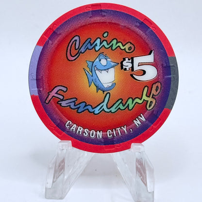 Casino Fandango Carson City Nevada 2003 $5 Casino Chip E0434