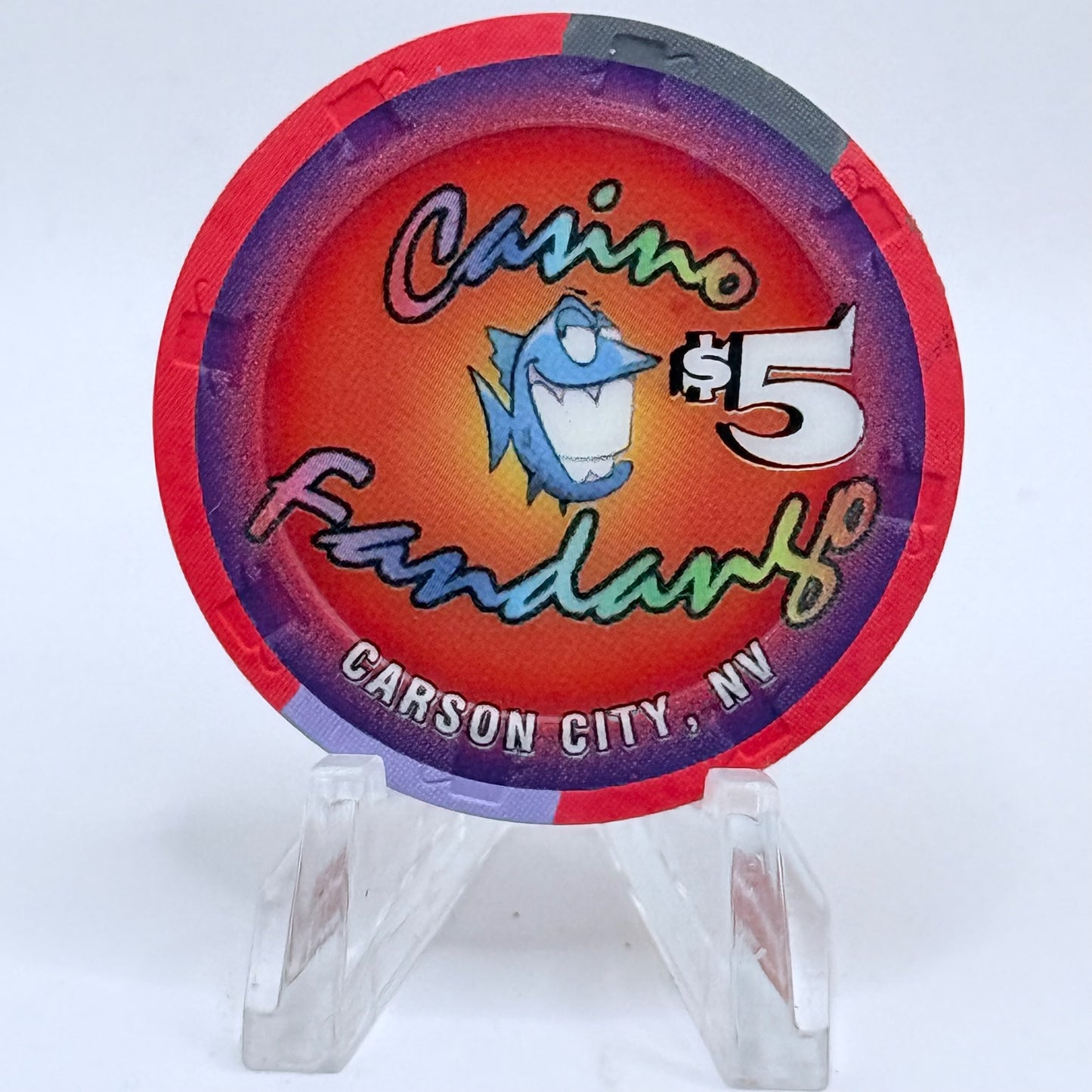 Casino Fandango Carson City Nevada 2003 $5 Casino Chip E0434