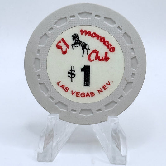 El Morocco Club Las Vegas Nevada 1964 LE $1 Casino Chip N6719