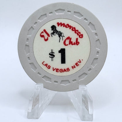 El Morocco Club Las Vegas Nevada 1964 LE $1 Casino Chip N6719