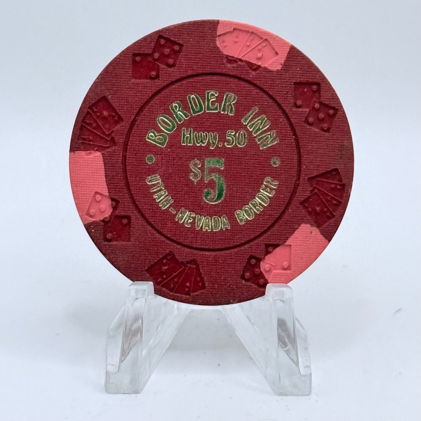 Border Inn Baker Nevada 1979 $5 Casino Chip N3182