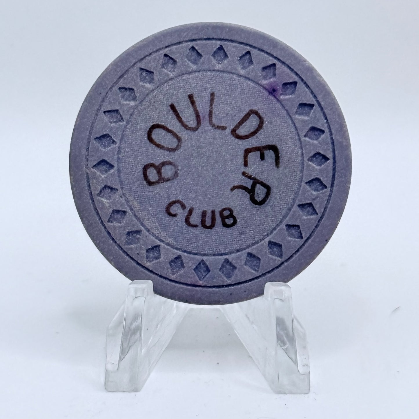 Boulder Club Las Vegas Nevada 1930's $.25 Chip N0776