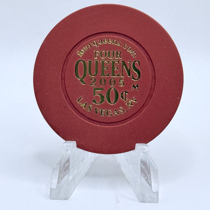 Four Queens Las Vegas Nevada 2005 $0.50 Casino Chip E7927