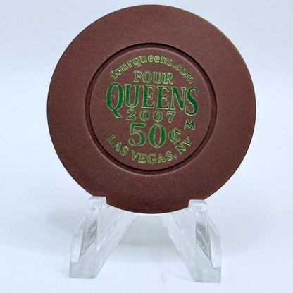 Four Queens Las Vegas Nevada 2007 $0.50 Casino Chip E7929