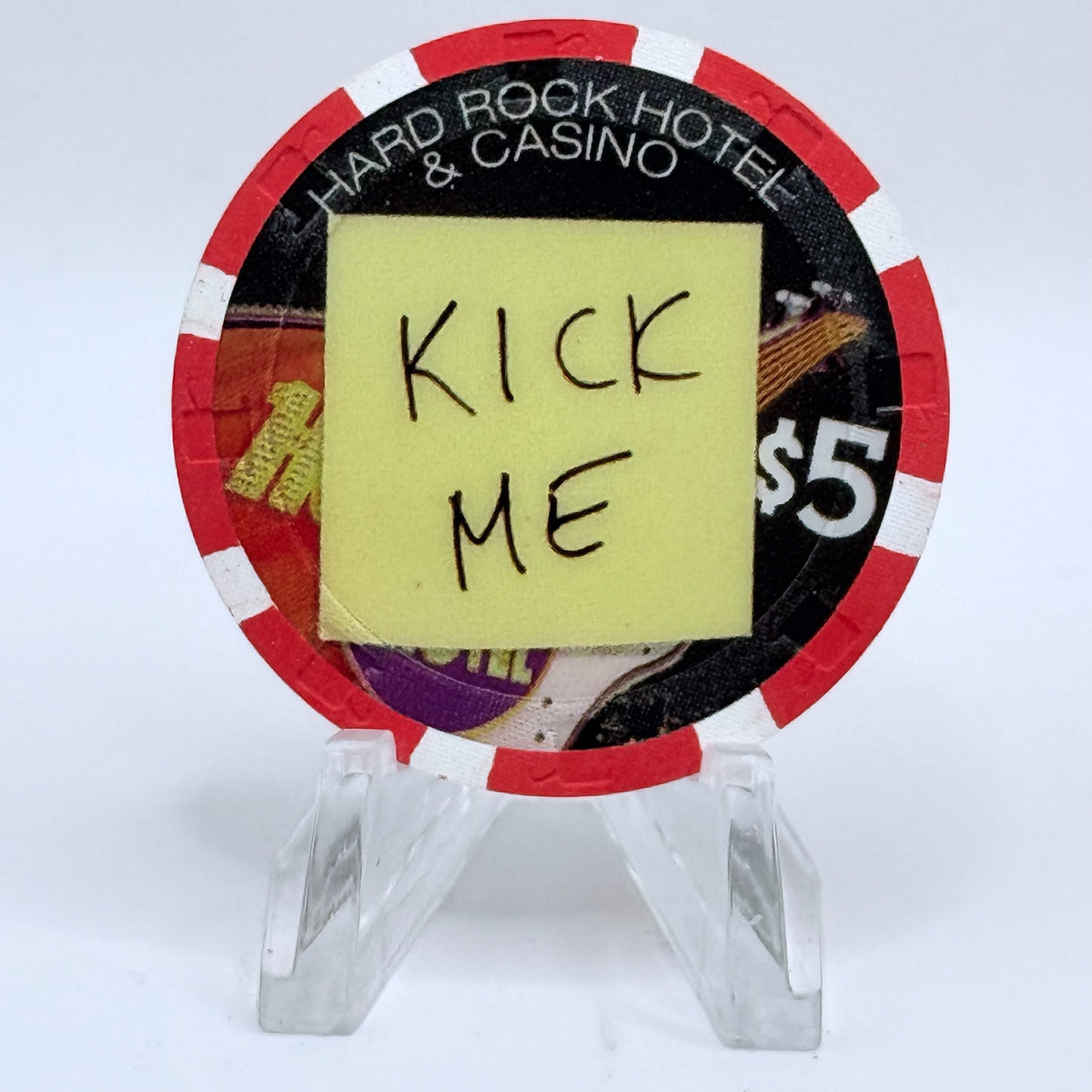 Hard Rock - Las Vegas Nevada 2005 'April Fools Day' LE $5 Casino Chip E4419