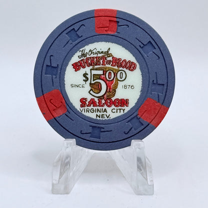 Bucket Of Blood Virginia City Nevada 1962 $5 Casino Chip N4971