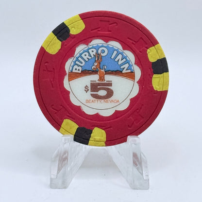 Burro Inn Beatty Nevada 1982 $5 Casino Chip N3183