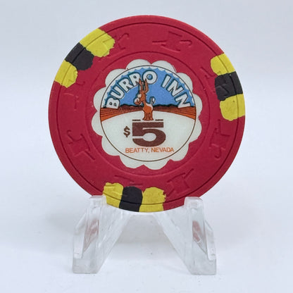 Burro Inn Beatty Nevada 1982 $5 Casino Chip N3183