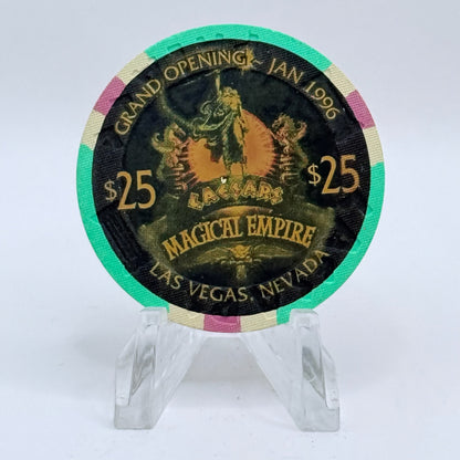Caesars Palace Casino Las Vegas Nevada 1996 "Magical Empire Grand Opening" $25 Chip N8040