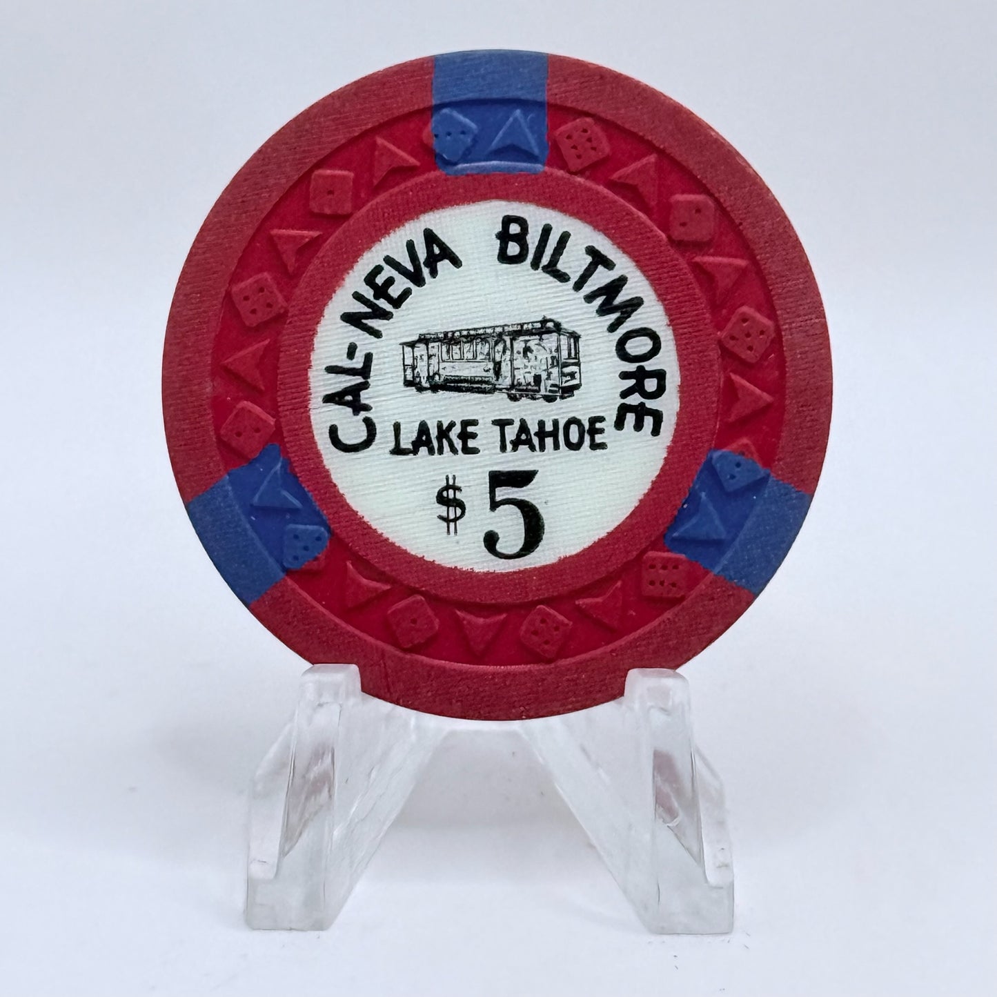 Cal-Neva Biltmore Casino Lake Tahoe Nevada 1953 $5 Casino Chip N7431
