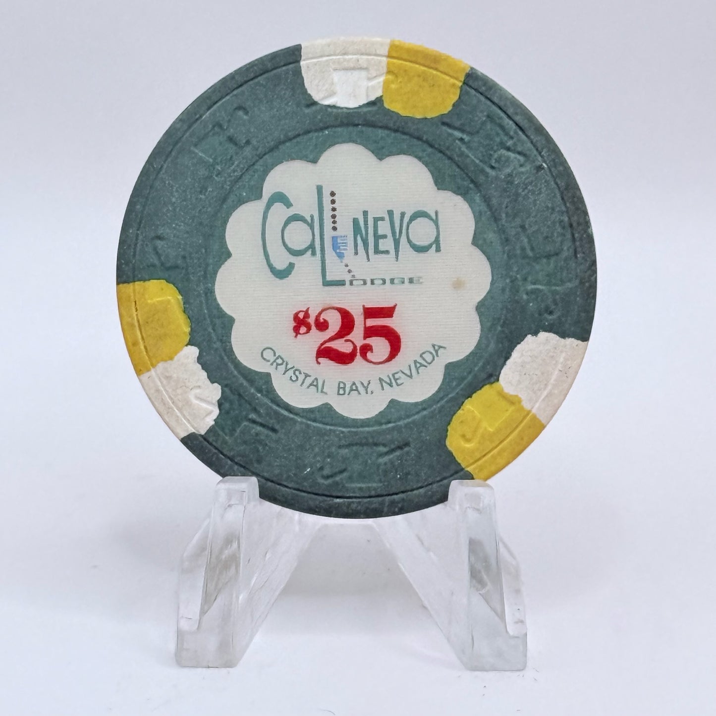 Cal-Neva Lodge Lake Tahoe Nevada 1980's $25 Chip N2521