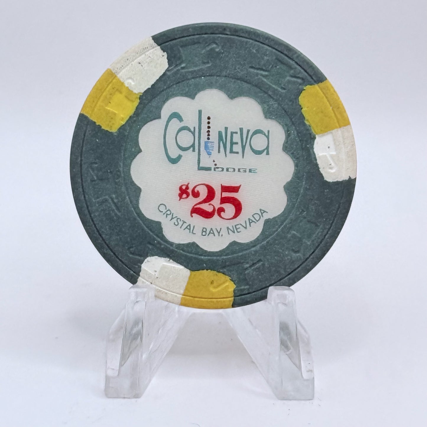 Cal-Neva Lodge Lake Tahoe Nevada 1980's $25 Chip N2521