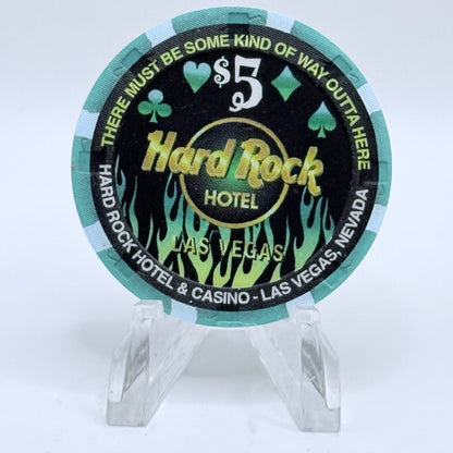 Hard Rock - Las Vegas Nevada 2001 'April Fools Day' LE $5 Casino Chip V7747