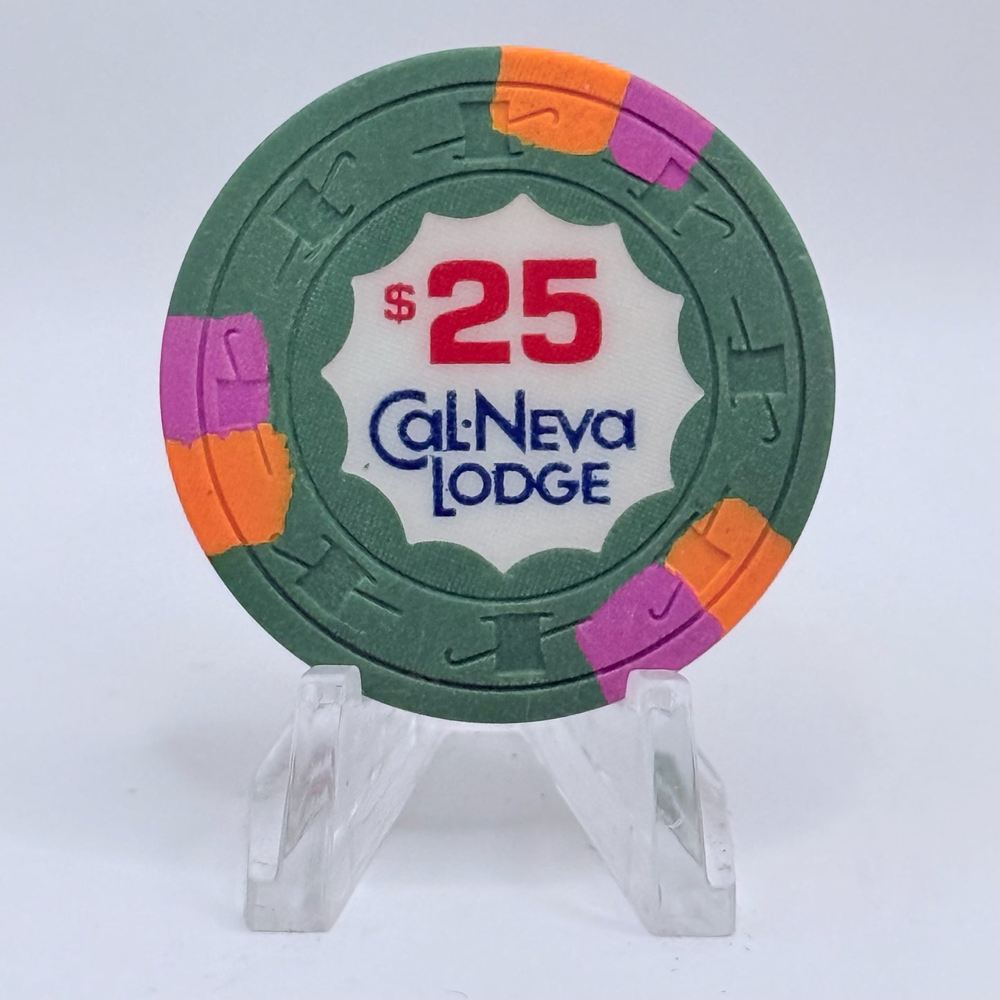 Cal-Neva Lodge Lake Tahoe Nevada 1980's $25 Chip N9420