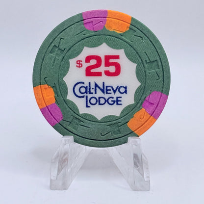 Cal-Neva Lodge Lake Tahoe Nevada 1980's $25 Chip N9420
