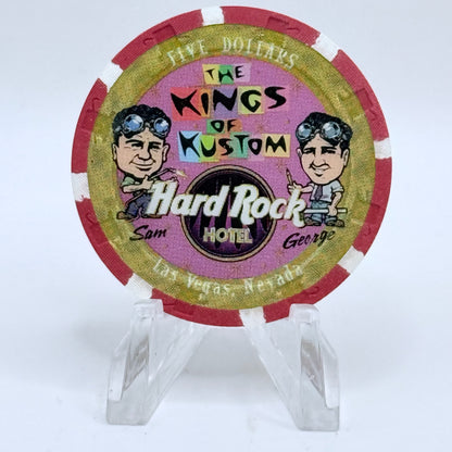 Hard Rock - Las Vegas Nevada 1997 'The Emperor - Kings of Kustom' Series 1 LE $5 Casino Chip N9846
