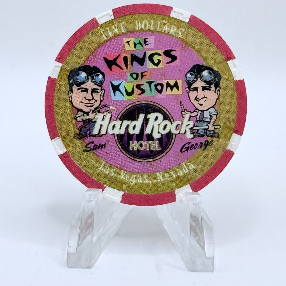 Hard Rock - Las Vegas Las Vegas Nevada 1997 'Kopper Kart' Series 1 LE $5 Casino Chip N9845