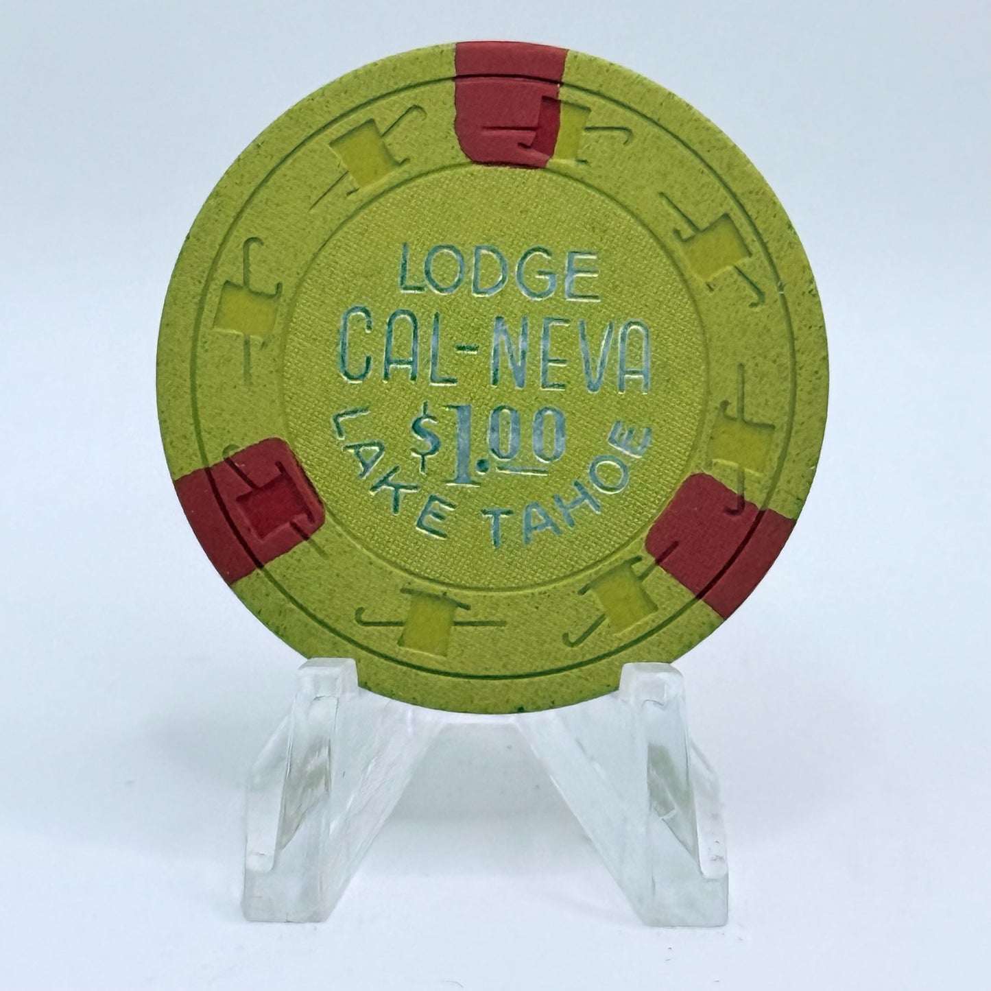 Cal-Neva Lodge Lake Tahoe Nevada 1965 $1 Casino Chip N3776