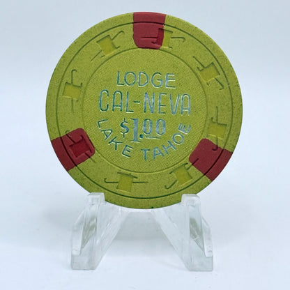 Cal-Neva Lodge Lake Tahoe Nevada 1965 $1 Casino Chip N3776