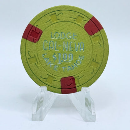 Cal-Neva Lodge Lake Tahoe Nevada 1965 $1 Casino Chip N3776