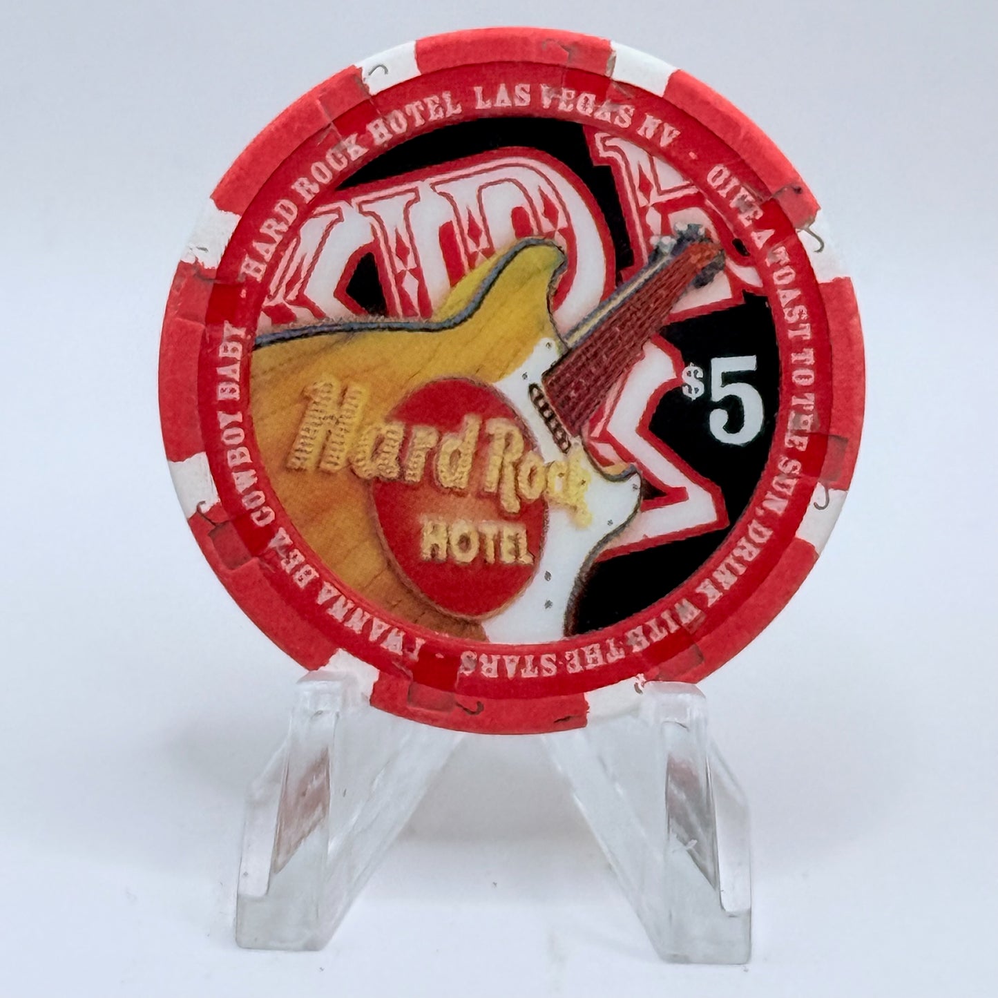 Hard Rock - Las Vegas Nevada 2004 'Kid Rock' LE $5 Casino Chip E3993