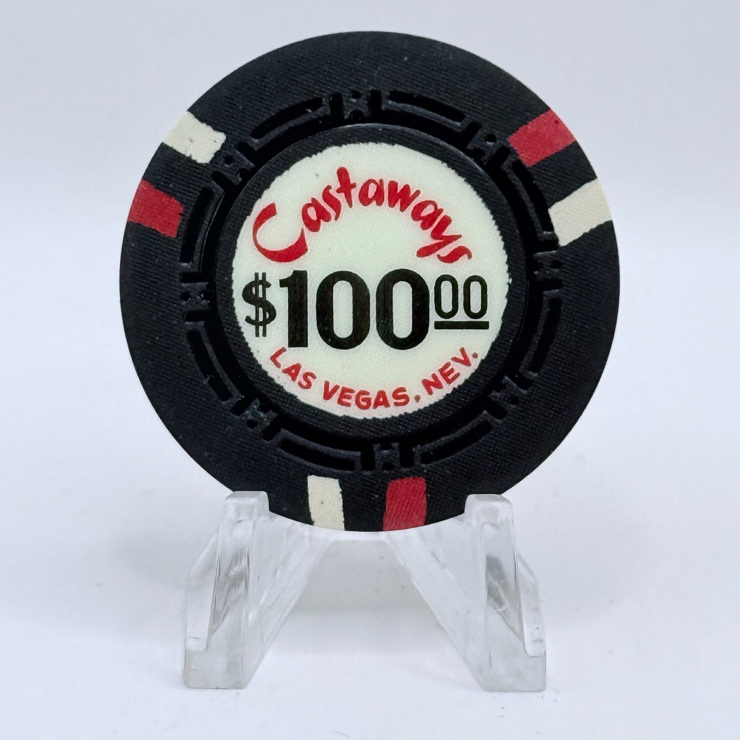 Castaways Casino Las Vegas Nevada 1963 $100 Casino Chip N1438