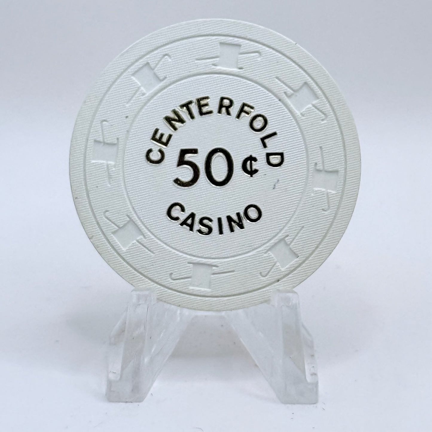 Center-Fold Casino Las Vegas Nevada 1975 $.50 Chip N3029