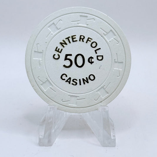 Center-Fold Casino Las Vegas Nevada 1975 $.50 Chip N3029