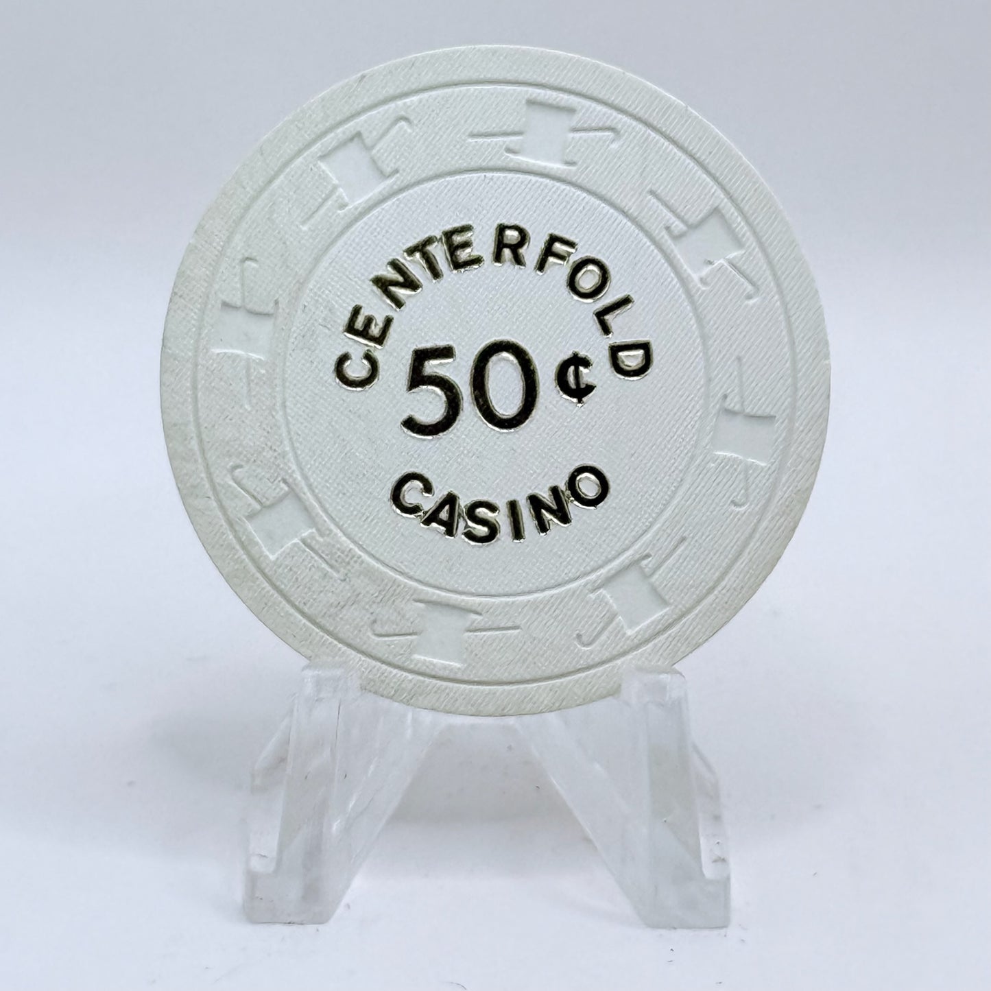 Center-Fold Casino Las Vegas Nevada 1975 $.50 Chip N3029