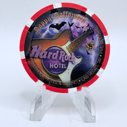 Hard Rock - Las Vegas Nevada 2010 'Halloween' LE $5 Casino Chip E9826