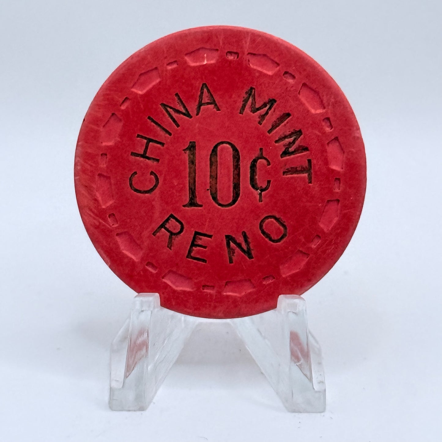 China Mint Reno Nevada 1960 $.10 Casino Chip N5014