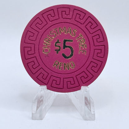 Christmas Tree Casino Reno Nevada 1963 $5 Casino Chip N5718