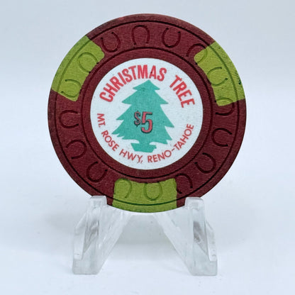 Christmas Tree Casino Reno Nevada 1976 $5 Casino Chip N5015