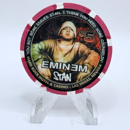 Hard Rock - Las Vegas Nevada 2001 'Eminem / Stan' LE $5 Casino Chip V8681