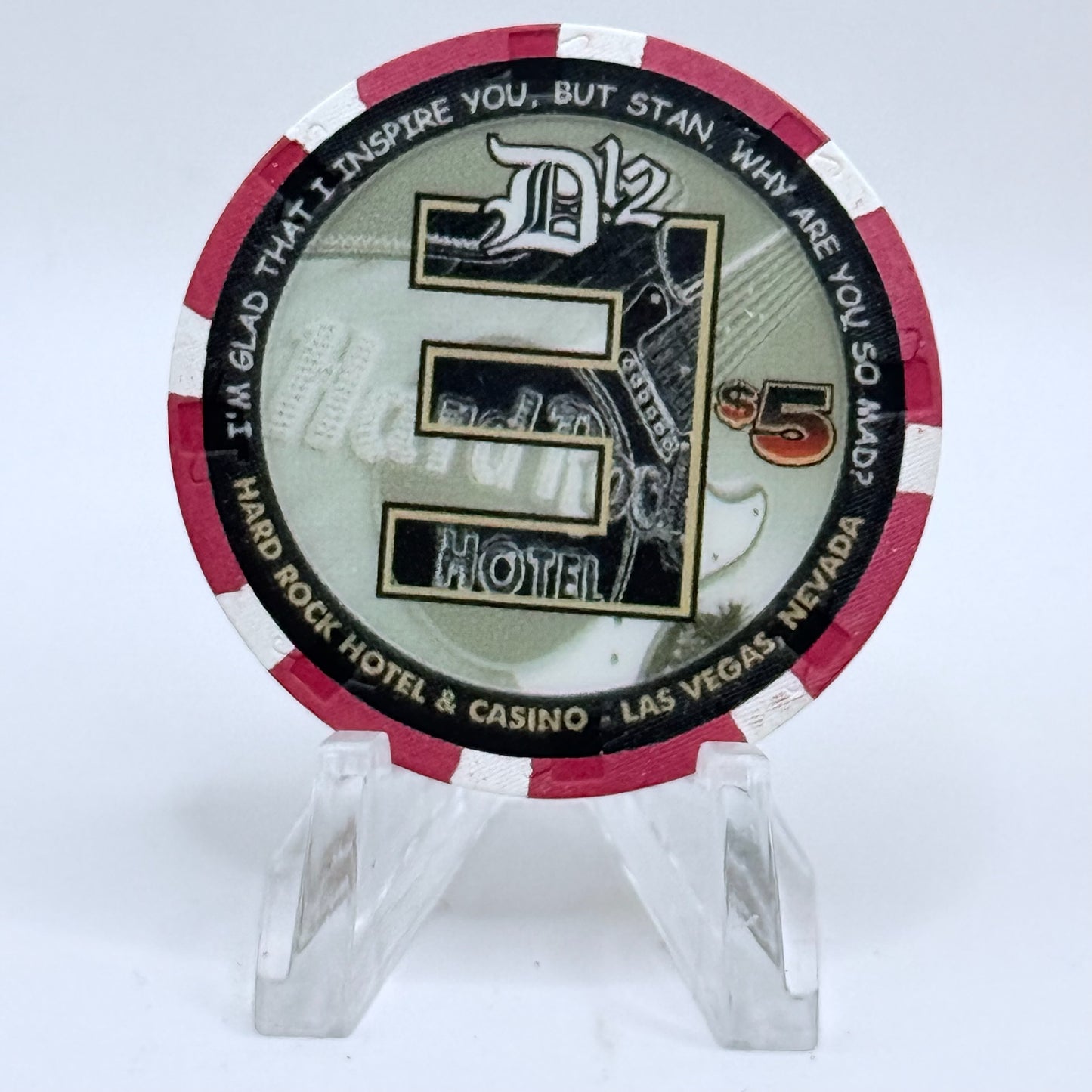 Hard Rock - Las Vegas Nevada 2001 'Eminem / Stan' LE $5 Casino Chip V8681