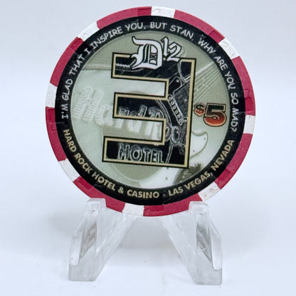 Hard Rock - Las Vegas Nevada 2001 'Eminem / Stan' LE $5 Casino Chip V8681